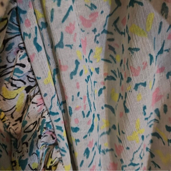 Free People Flowers In Your Hair Ruffle Dress. - Picture 5 of 5